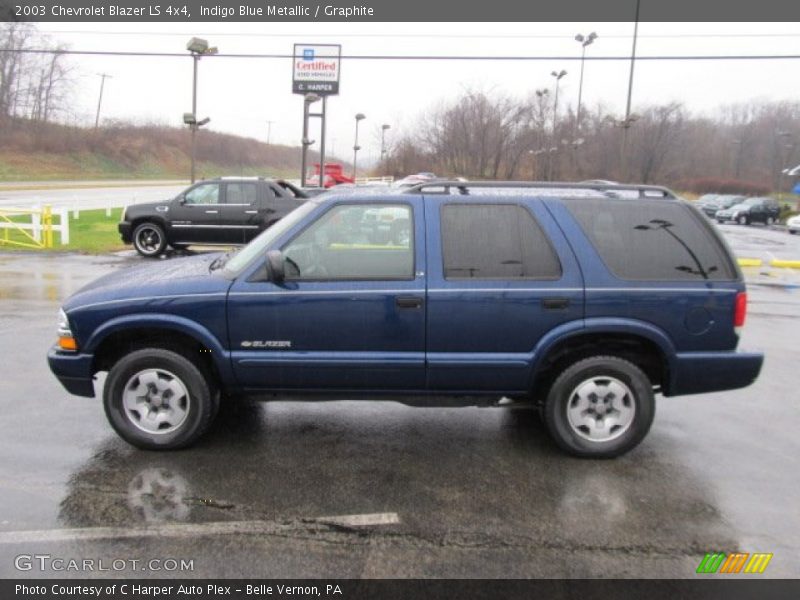 Indigo Blue Metallic / Graphite 2003 Chevrolet Blazer LS 4x4
