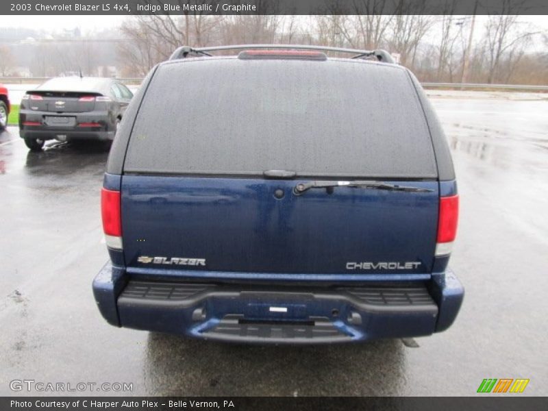 Indigo Blue Metallic / Graphite 2003 Chevrolet Blazer LS 4x4
