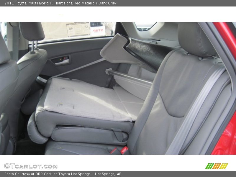 Barcelona Red Metallic / Dark Gray 2011 Toyota Prius Hybrid III