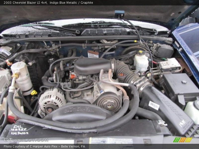 Indigo Blue Metallic / Graphite 2003 Chevrolet Blazer LS 4x4