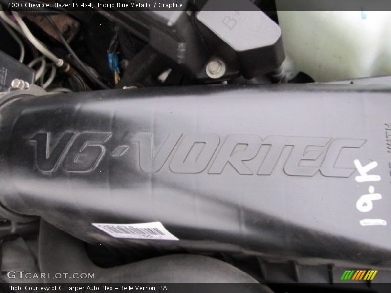 Indigo Blue Metallic / Graphite 2003 Chevrolet Blazer LS 4x4