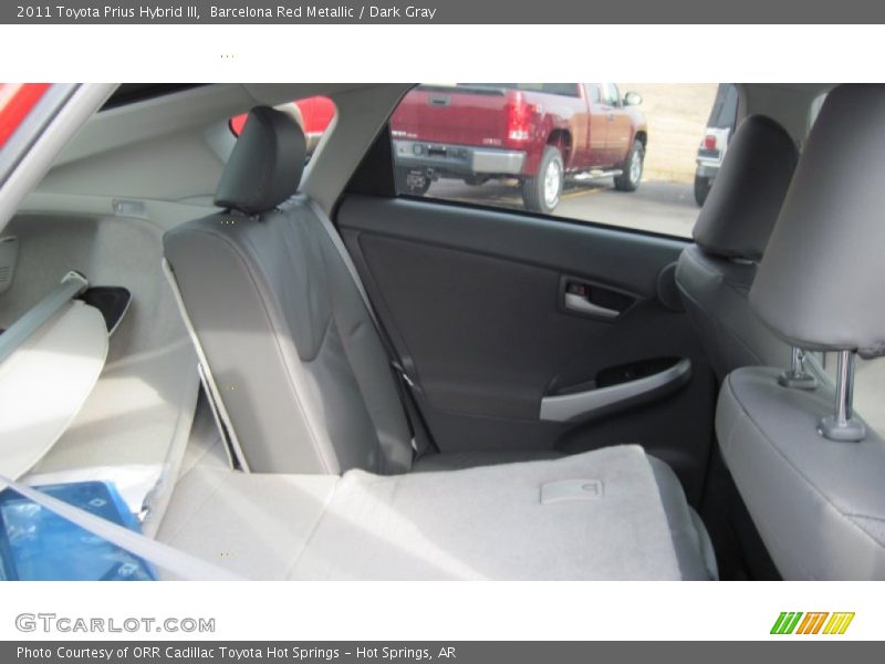 Barcelona Red Metallic / Dark Gray 2011 Toyota Prius Hybrid III