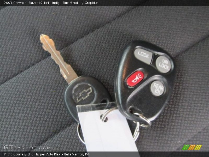 Indigo Blue Metallic / Graphite 2003 Chevrolet Blazer LS 4x4