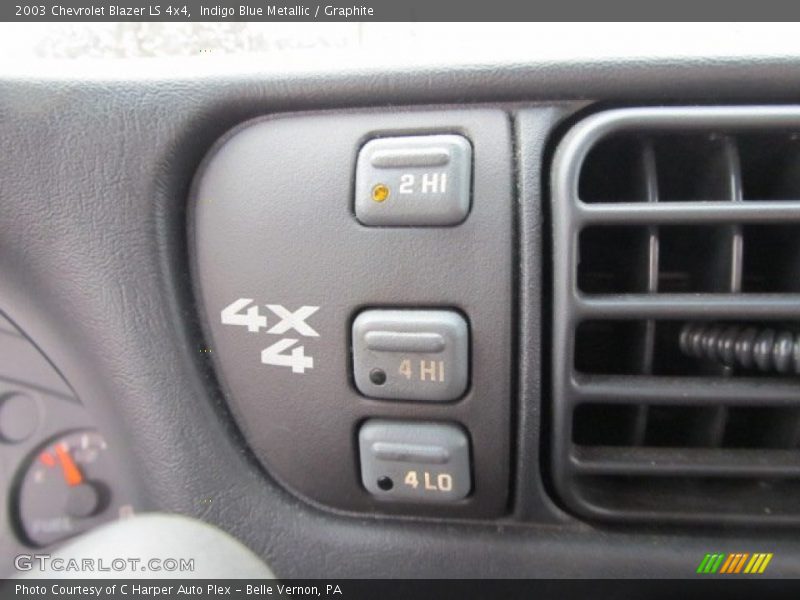 Indigo Blue Metallic / Graphite 2003 Chevrolet Blazer LS 4x4