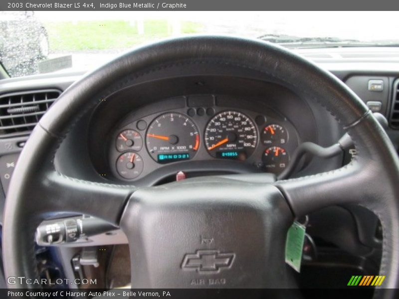 Indigo Blue Metallic / Graphite 2003 Chevrolet Blazer LS 4x4