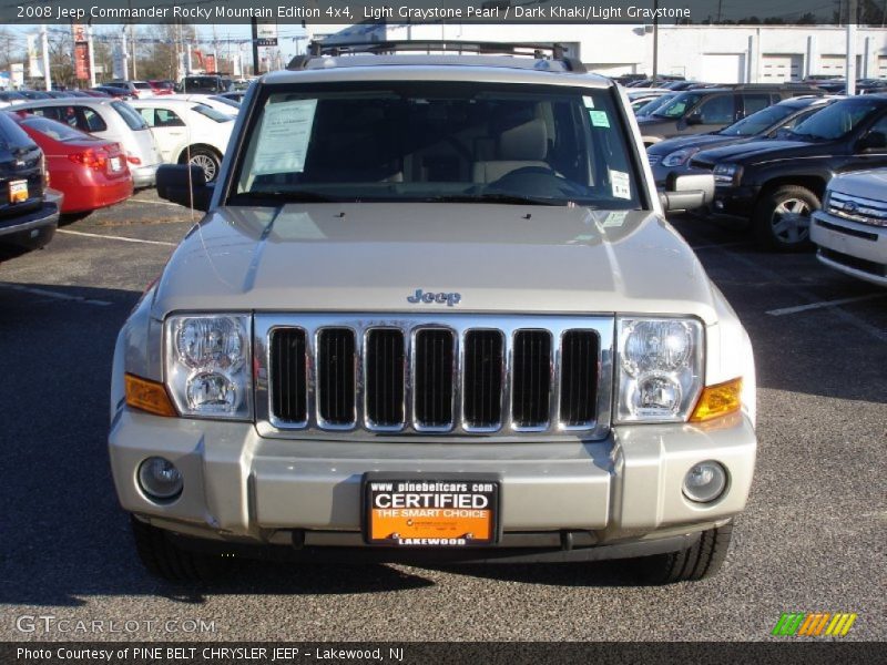 Light Graystone Pearl / Dark Khaki/Light Graystone 2008 Jeep Commander Rocky Mountain Edition 4x4