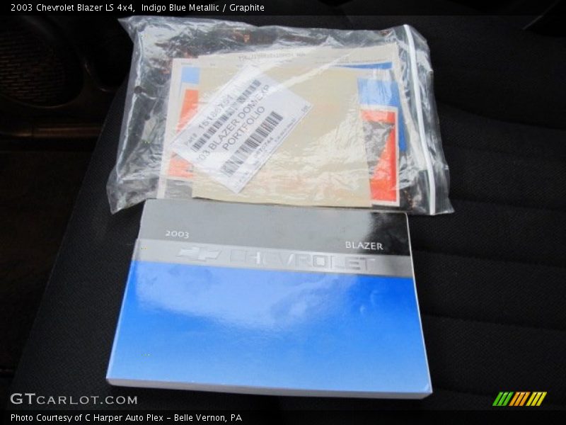 Indigo Blue Metallic / Graphite 2003 Chevrolet Blazer LS 4x4