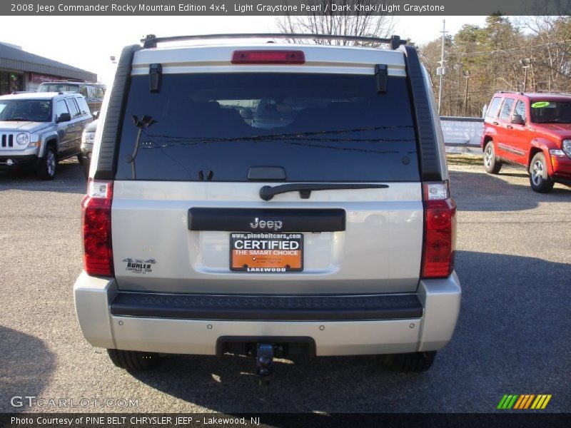 Light Graystone Pearl / Dark Khaki/Light Graystone 2008 Jeep Commander Rocky Mountain Edition 4x4