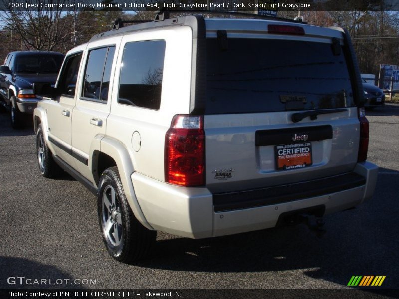 Light Graystone Pearl / Dark Khaki/Light Graystone 2008 Jeep Commander Rocky Mountain Edition 4x4