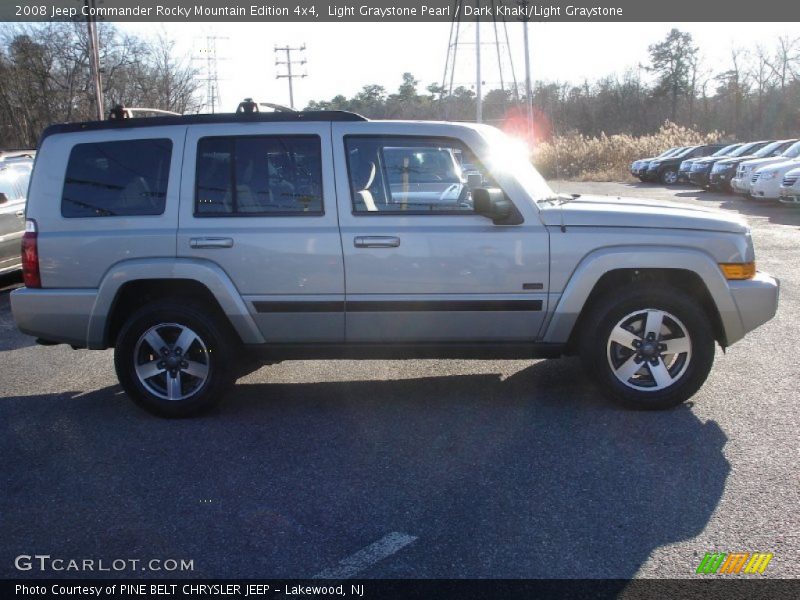 Light Graystone Pearl / Dark Khaki/Light Graystone 2008 Jeep Commander Rocky Mountain Edition 4x4