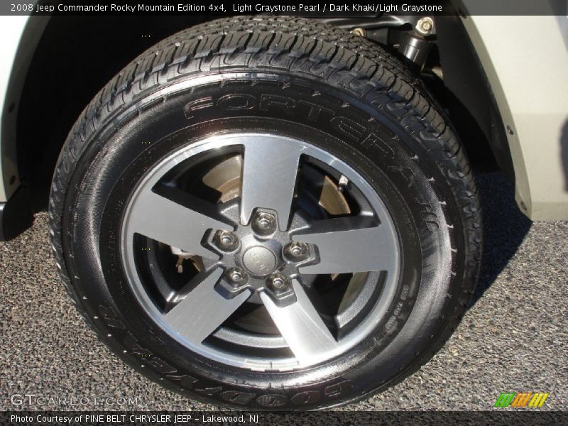 Light Graystone Pearl / Dark Khaki/Light Graystone 2008 Jeep Commander Rocky Mountain Edition 4x4