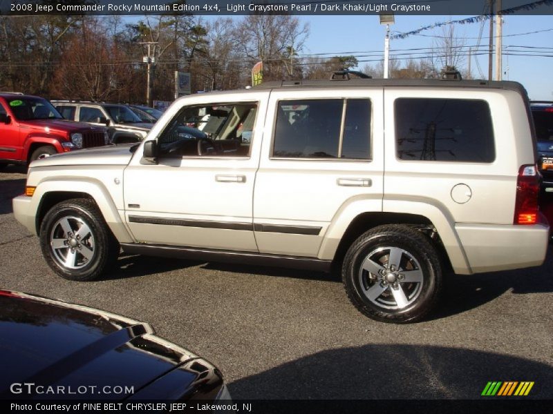 Light Graystone Pearl / Dark Khaki/Light Graystone 2008 Jeep Commander Rocky Mountain Edition 4x4