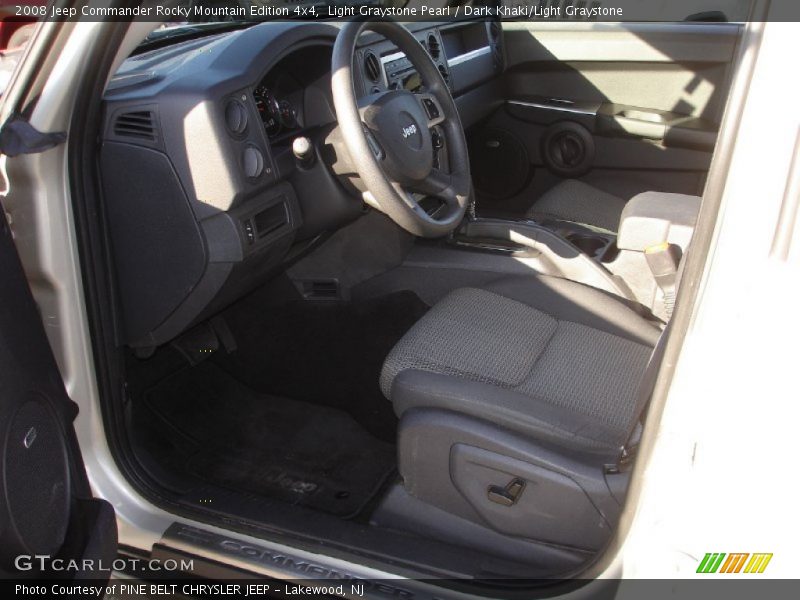Light Graystone Pearl / Dark Khaki/Light Graystone 2008 Jeep Commander Rocky Mountain Edition 4x4