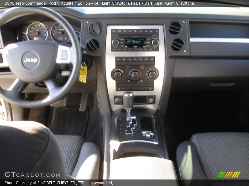Light Graystone Pearl / Dark Khaki/Light Graystone 2008 Jeep Commander Rocky Mountain Edition 4x4