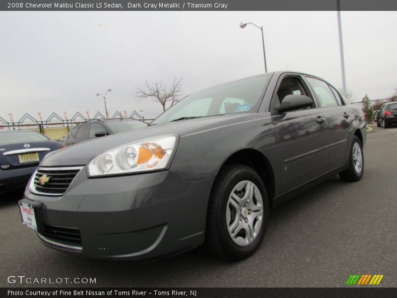 Dark Gray Metallic / Titanium Gray 2008 Chevrolet Malibu Classic LS Sedan