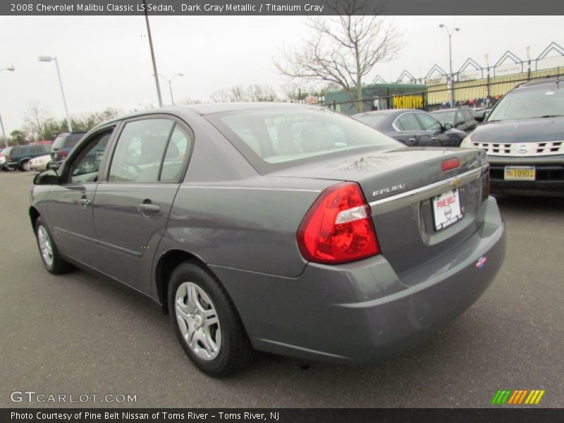 Dark Gray Metallic / Titanium Gray 2008 Chevrolet Malibu Classic LS Sedan