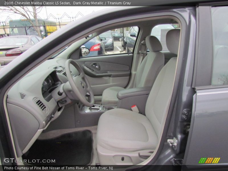 Dark Gray Metallic / Titanium Gray 2008 Chevrolet Malibu Classic LS Sedan