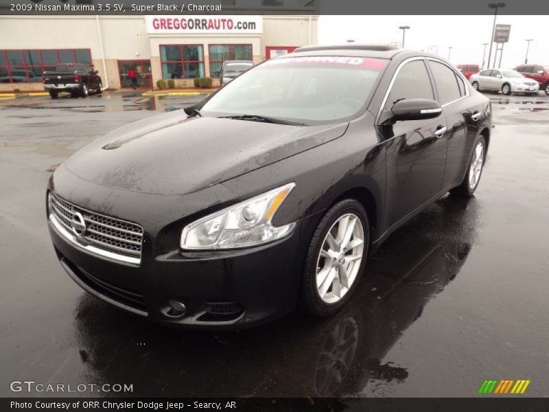 Super Black / Charcoal 2009 Nissan Maxima 3.5 SV