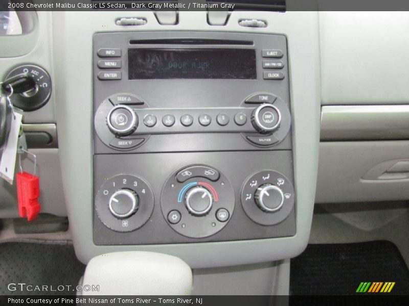 Dark Gray Metallic / Titanium Gray 2008 Chevrolet Malibu Classic LS Sedan