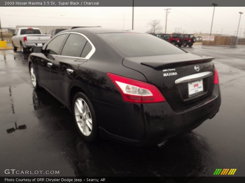 Super Black / Charcoal 2009 Nissan Maxima 3.5 SV