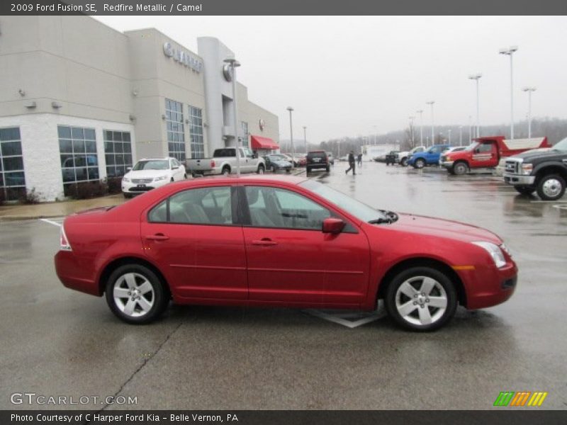 Redfire Metallic / Camel 2009 Ford Fusion SE