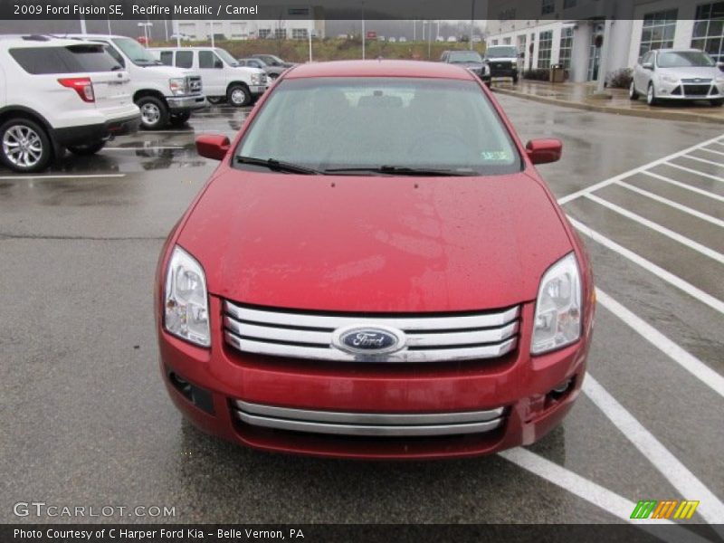 Redfire Metallic / Camel 2009 Ford Fusion SE