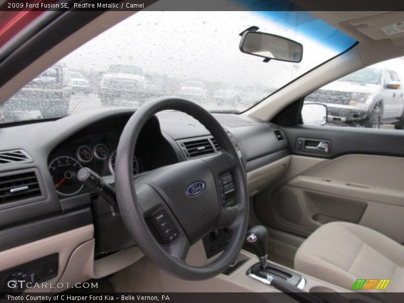 Redfire Metallic / Camel 2009 Ford Fusion SE