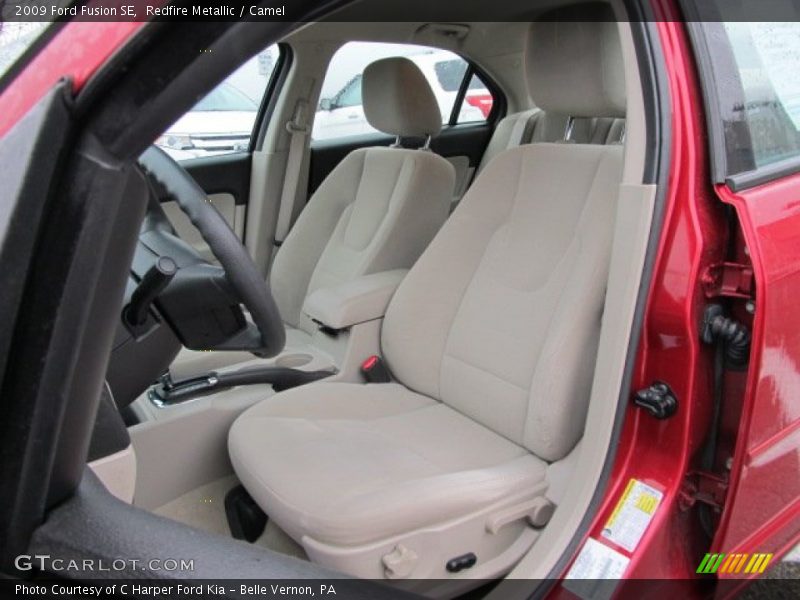 Redfire Metallic / Camel 2009 Ford Fusion SE