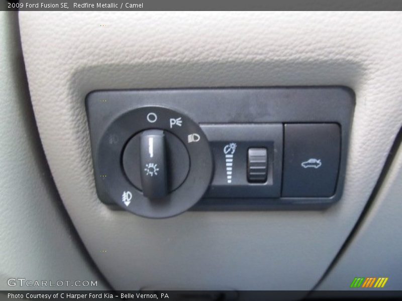Redfire Metallic / Camel 2009 Ford Fusion SE