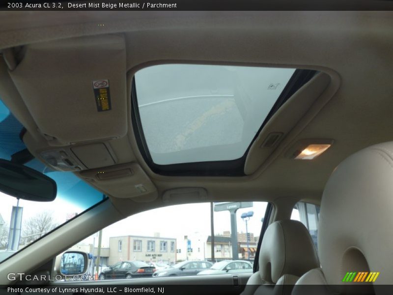 Desert Mist Beige Metallic / Parchment 2003 Acura CL 3.2