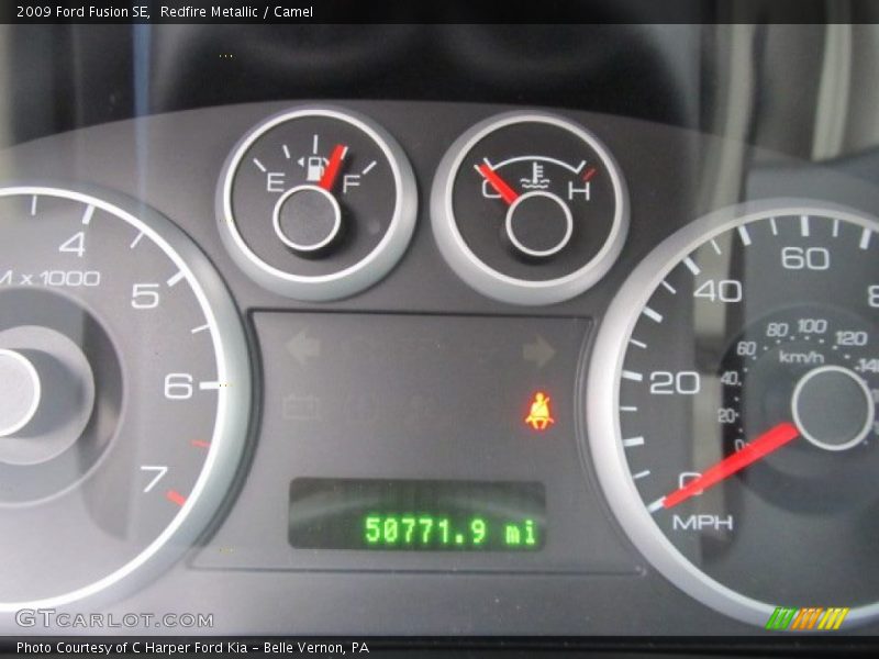 Redfire Metallic / Camel 2009 Ford Fusion SE