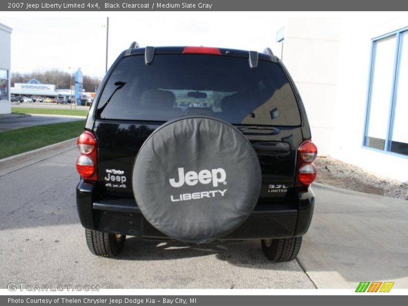 Black Clearcoat / Medium Slate Gray 2007 Jeep Liberty Limited 4x4
