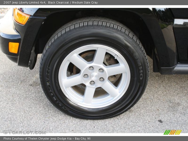 Black Clearcoat / Medium Slate Gray 2007 Jeep Liberty Limited 4x4