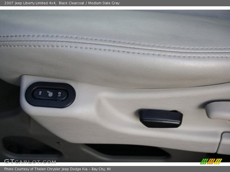Black Clearcoat / Medium Slate Gray 2007 Jeep Liberty Limited 4x4