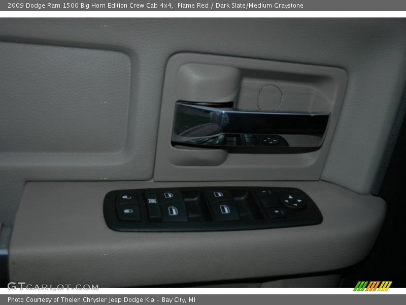 Flame Red / Dark Slate/Medium Graystone 2009 Dodge Ram 1500 Big Horn Edition Crew Cab 4x4