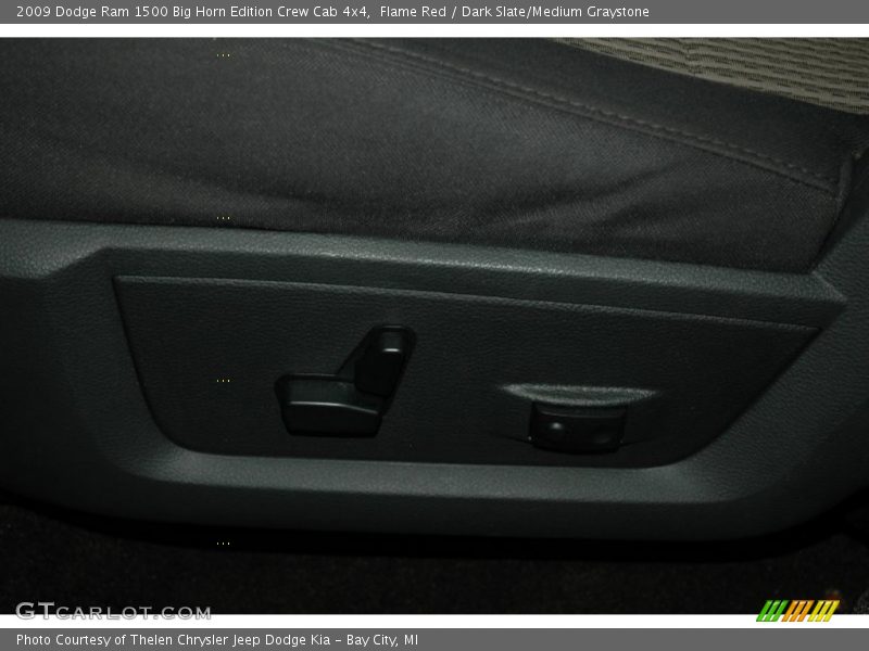 Flame Red / Dark Slate/Medium Graystone 2009 Dodge Ram 1500 Big Horn Edition Crew Cab 4x4