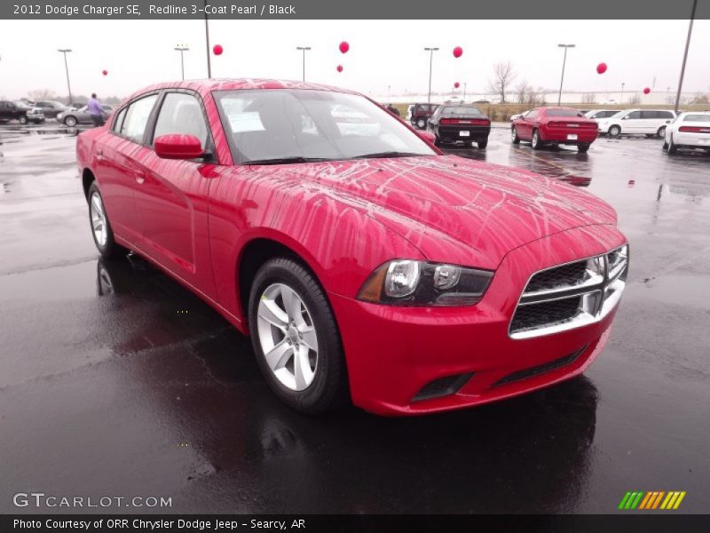 Redline 3-Coat Pearl / Black 2012 Dodge Charger SE