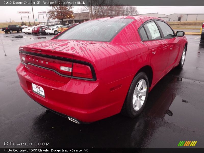 Redline 3-Coat Pearl / Black 2012 Dodge Charger SE