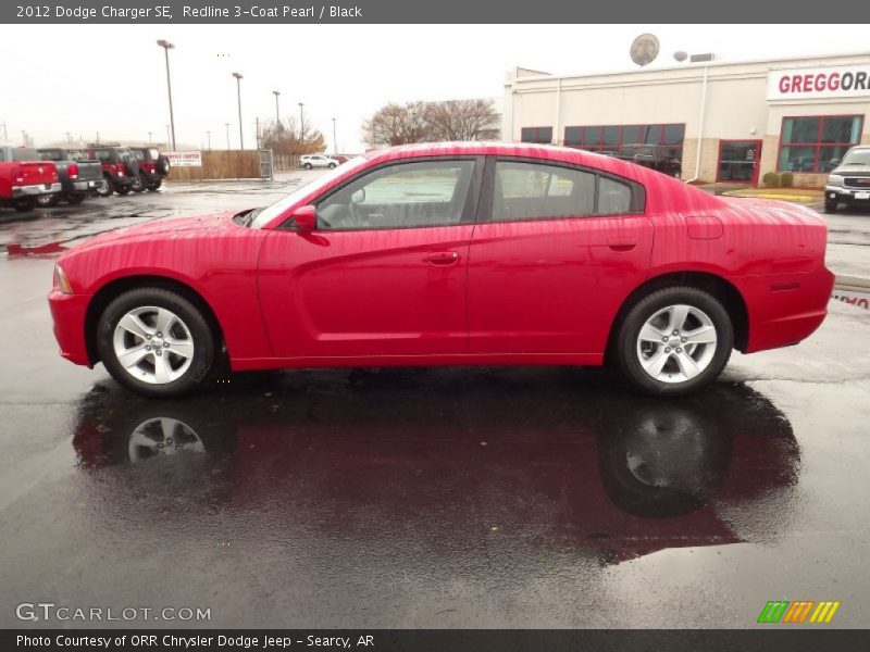 Redline 3-Coat Pearl / Black 2012 Dodge Charger SE