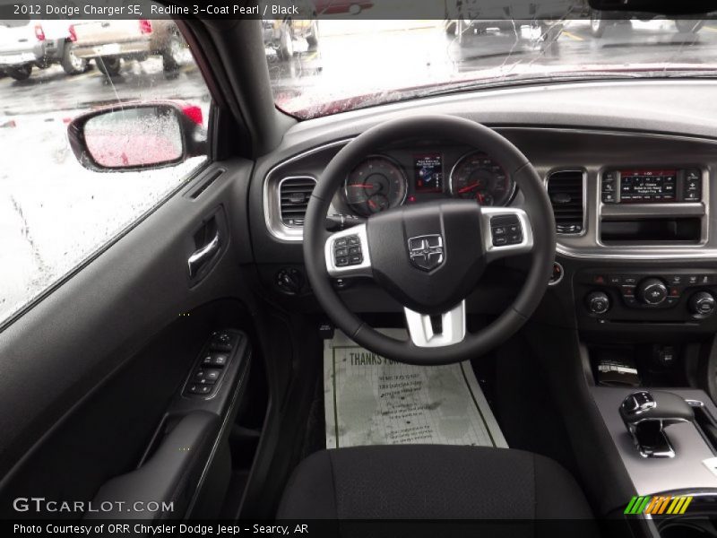 Redline 3-Coat Pearl / Black 2012 Dodge Charger SE