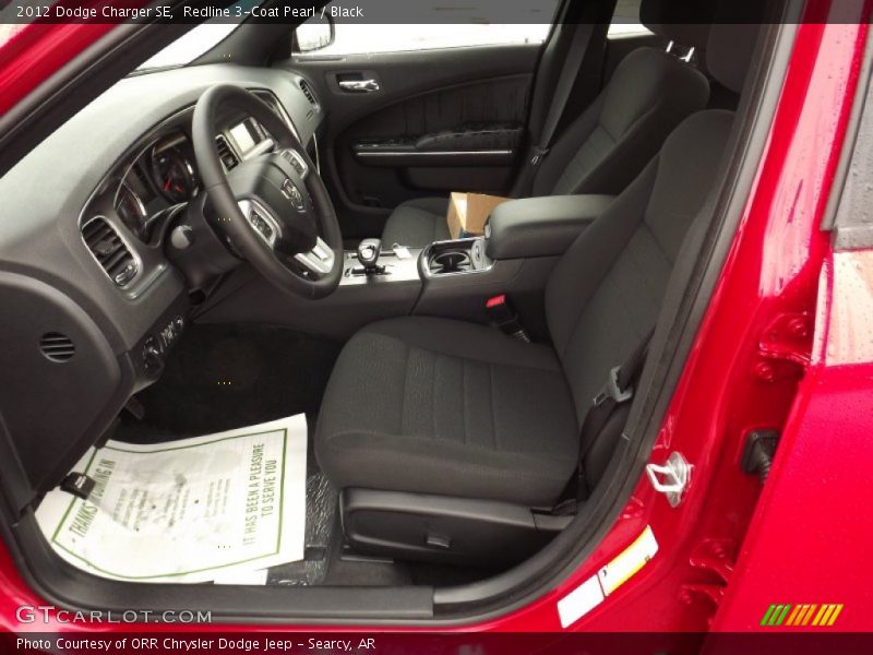 Redline 3-Coat Pearl / Black 2012 Dodge Charger SE