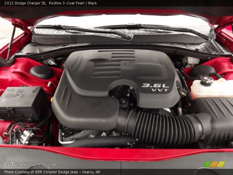 Redline 3-Coat Pearl / Black 2012 Dodge Charger SE