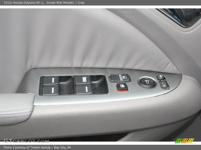 Ocean Mist Metallic / Gray 2010 Honda Odyssey EX-L