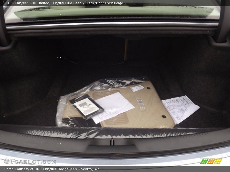 Crystal Blue Pearl / Black/Light Frost Beige 2012 Chrysler 300 Limited
