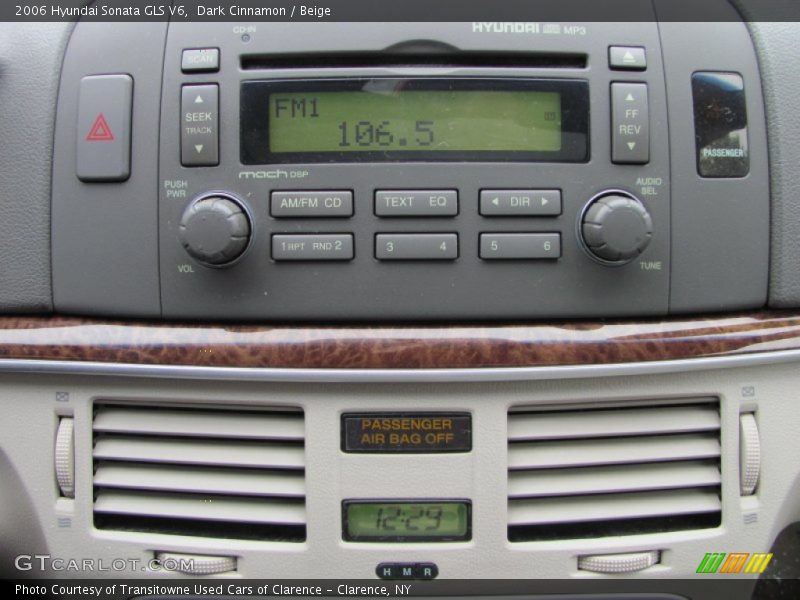 Dark Cinnamon / Beige 2006 Hyundai Sonata GLS V6