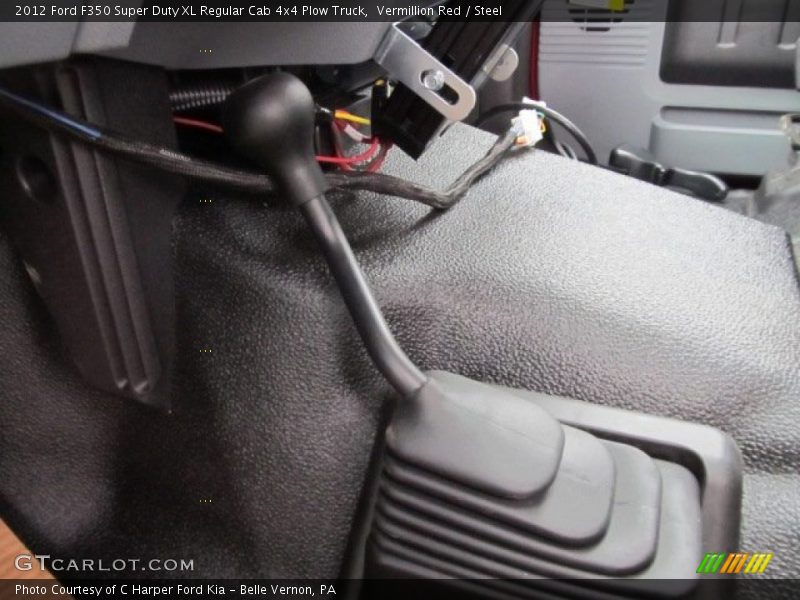 Vermillion Red / Steel 2012 Ford F350 Super Duty XL Regular Cab 4x4 Plow Truck