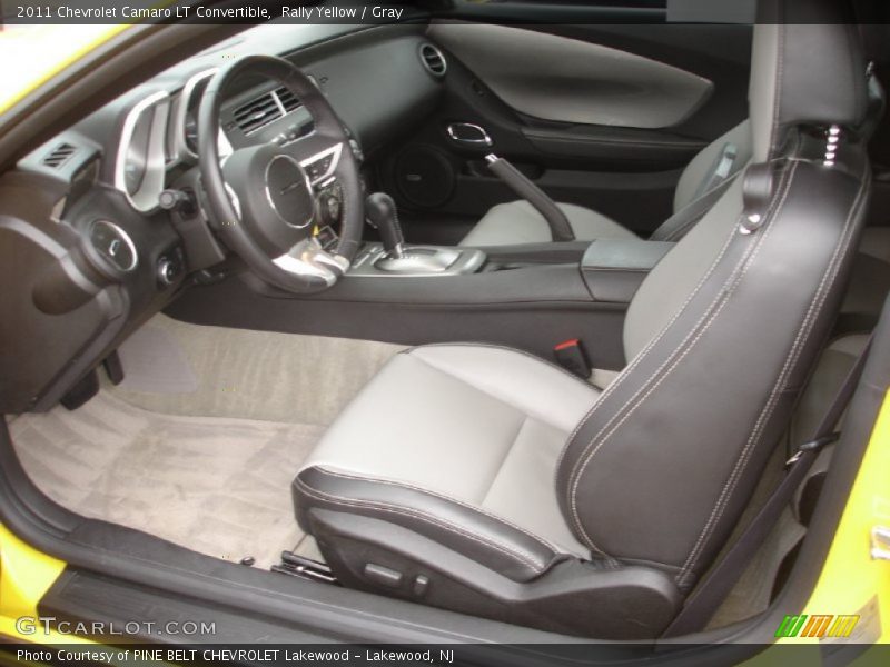 Rally Yellow / Gray 2011 Chevrolet Camaro LT Convertible