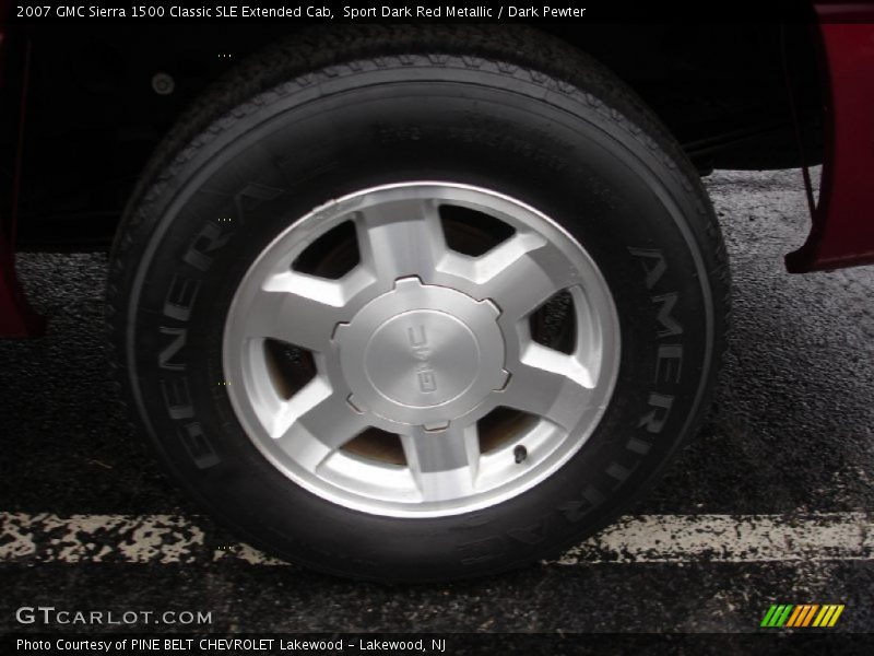 Sport Dark Red Metallic / Dark Pewter 2007 GMC Sierra 1500 Classic SLE Extended Cab
