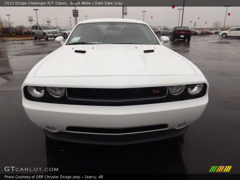 Bright White / Dark Slate Gray 2012 Dodge Challenger R/T Classic
