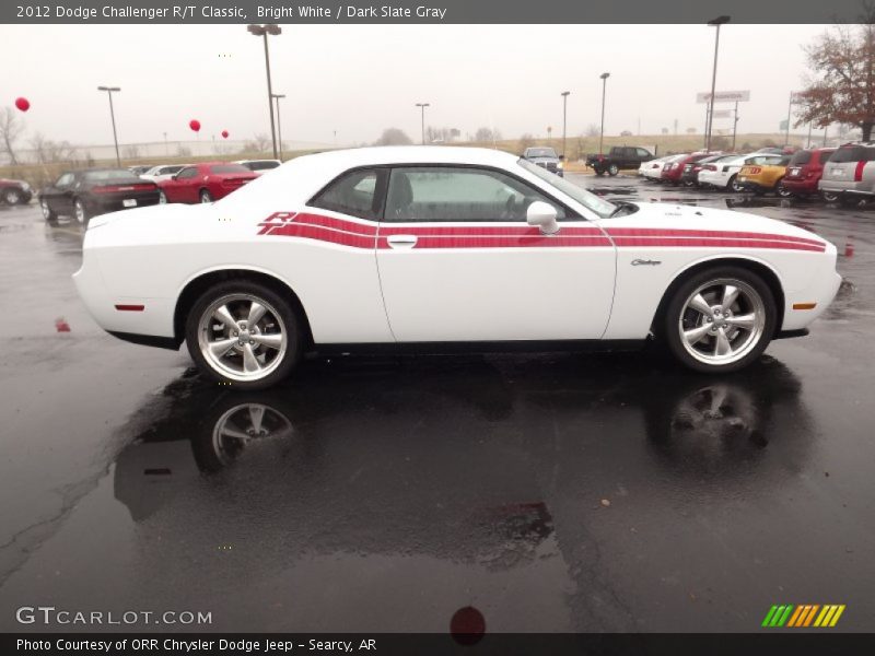 Bright White / Dark Slate Gray 2012 Dodge Challenger R/T Classic